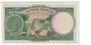 Banknote from Rhodesia