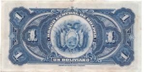 Banknote from Bolivia