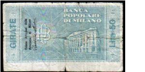 Banknote from Italy