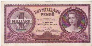 Banknote from Hungary