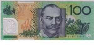 COMMONWEALTH OF AUSTRALIA $100 Banknote