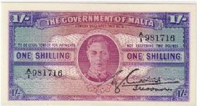 Banknote from Malta