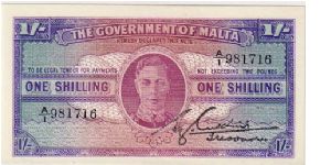 Banknote from Malta