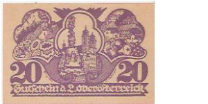 Banknote from Austria