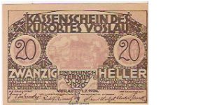 20 HELLER

1.7.1920 Banknote