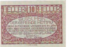 Banknote from Austria