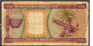 Banknote from Mauritania