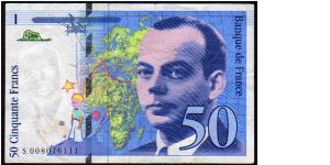 50 Francs
Pk 157a

1992-1993 Banknote