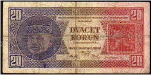 Banknote from Czech Republic