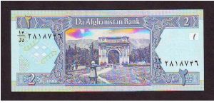 Banknote from Afghanistan