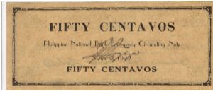 Banknote from Philippines