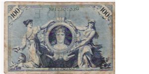 100 MARK

Nr 1250703 G

7.2.1908

P # 34 Banknote