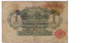 1 MARK

919-0864517

12.8.1914

P # 50 Banknote