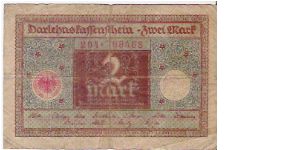 2 MARK

204-168468

1.3.1920

P # 60 Banknote