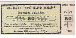 50 FILLER

No 766 Banknote