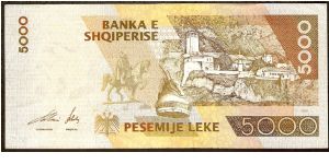 Banknote from Albania