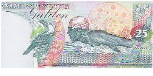 Banknote from Suriname