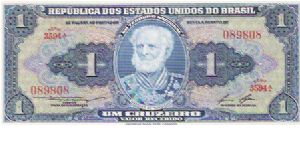1 CRUZEIRO

SERIE 3594a

089808

P # 150 A Banknote