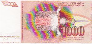 Banknote from Yugoslavia