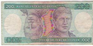 200 CRUZEIROS

SERIES # 2997-4960

A 4731079008 A

P # 199 B Banknote