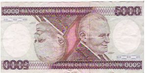 5000 CRUZEIROS

SERIES # 1-2118
PREFIX B

B 1614035553 B

P # 202 C Banknote