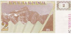 2 TOLARJEV

AC  90333855

P # 2 A Banknote