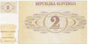 Banknote from Slovenia