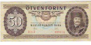 50 FORINT

D 213  099876

10.11.1983

P # 170 F Banknote