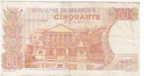 Banknote from Belgium