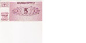 Banknote from Slovenia