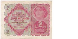 2 KRONEN

2.1.1922

P # 74 Banknote