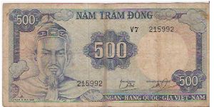 500 DONG

V7 215992

P # 23 A Banknote