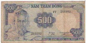 500 DONG

V7 215992

P # 23 A Banknote