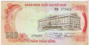 500 DONG

R3 275422

P # 33 A Banknote