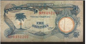 P 1
5 Schillings Banknote