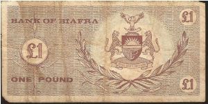 Banknote from Biafra