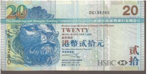 P 207
20 Dollars

1.7.2003 Banknote