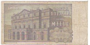 Banknote from Italy