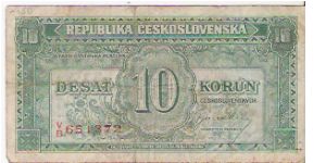 10 KORUN

V/B 651372

P # 60 A Banknote