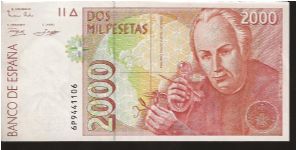 P164
2000 Pesetas Banknote