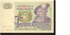 P51
5 Kronor Banknote