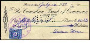 *CHEQUE*
__

80,27 Dollars__
Pk NL__
Cadogan/Alberta__

The Canadian Bank of Commerce Banknote