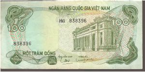 Vietnam - South

P26
100 Dong Banknote