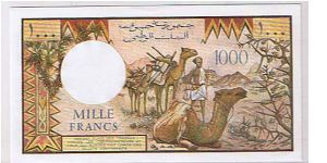 Banknote from Djibouti