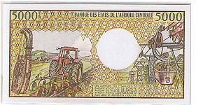 Banknote from Chad