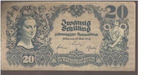 P115
20 Schilling Banknote