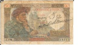 P92
50 Francs Banknote