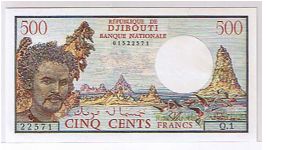 DJIBOUTI 500 FRANCS Banknote