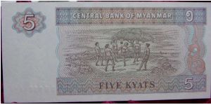 Banknote from Myanmar