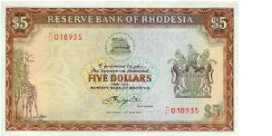 5 Dollars Banknote